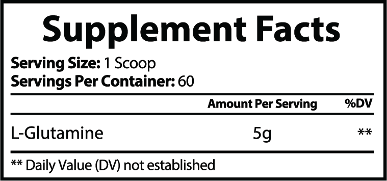 Supplement facts label for Icon Muscle Defense